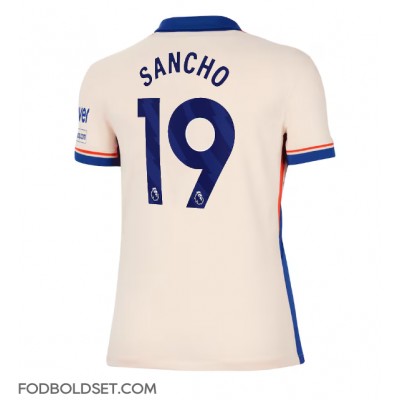Chelsea Jadon Sancho #19 Udebanetrøje Dame 2024-25 Kortærmet Chelsea Jadon Sancho #19 Udebanetrøje Dame 2024-25 Kortærmet
